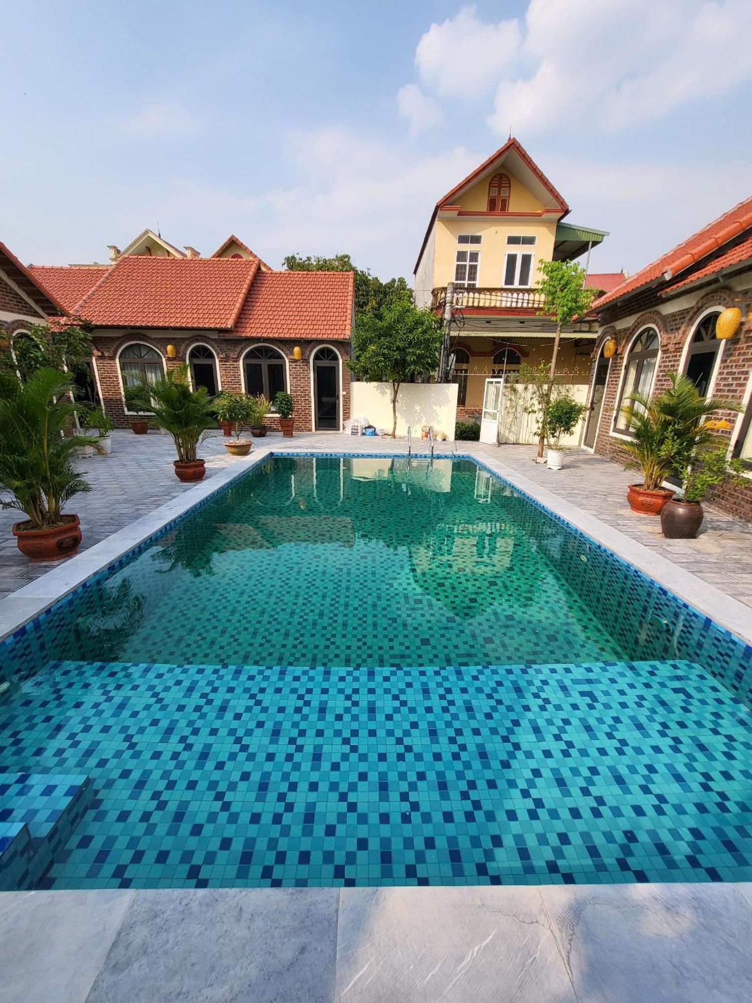 Ferienwohnung Tam Coc Pomelo Garden Ninh Binh Exterior foto