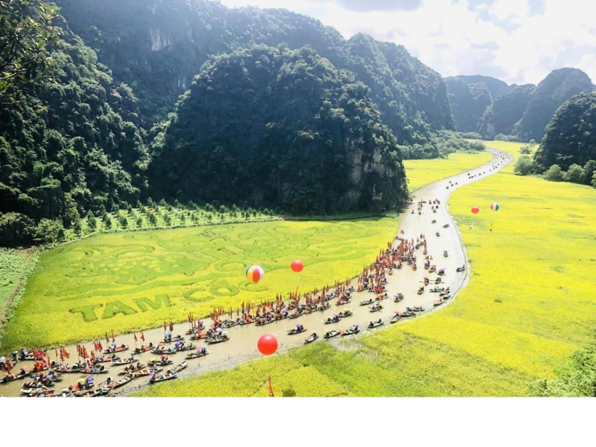 Ferienwohnung Tam Coc Pomelo Garden Ninh Binh Exterior foto