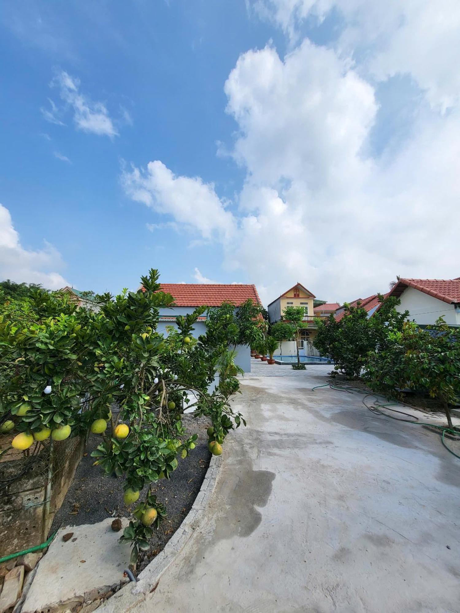 Ferienwohnung Tam Coc Pomelo Garden Ninh Binh Exterior foto