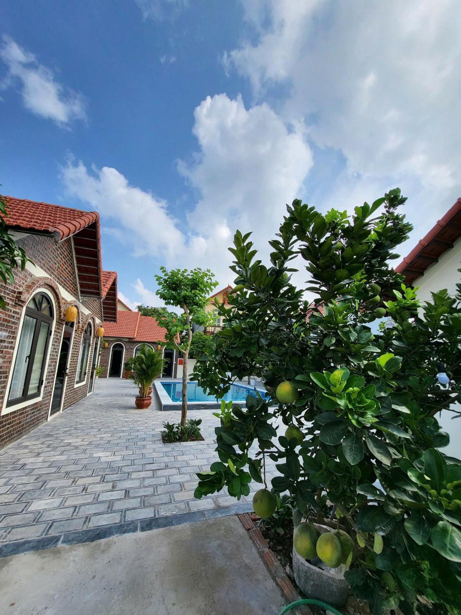 Ferienwohnung Tam Coc Pomelo Garden Ninh Binh Exterior foto