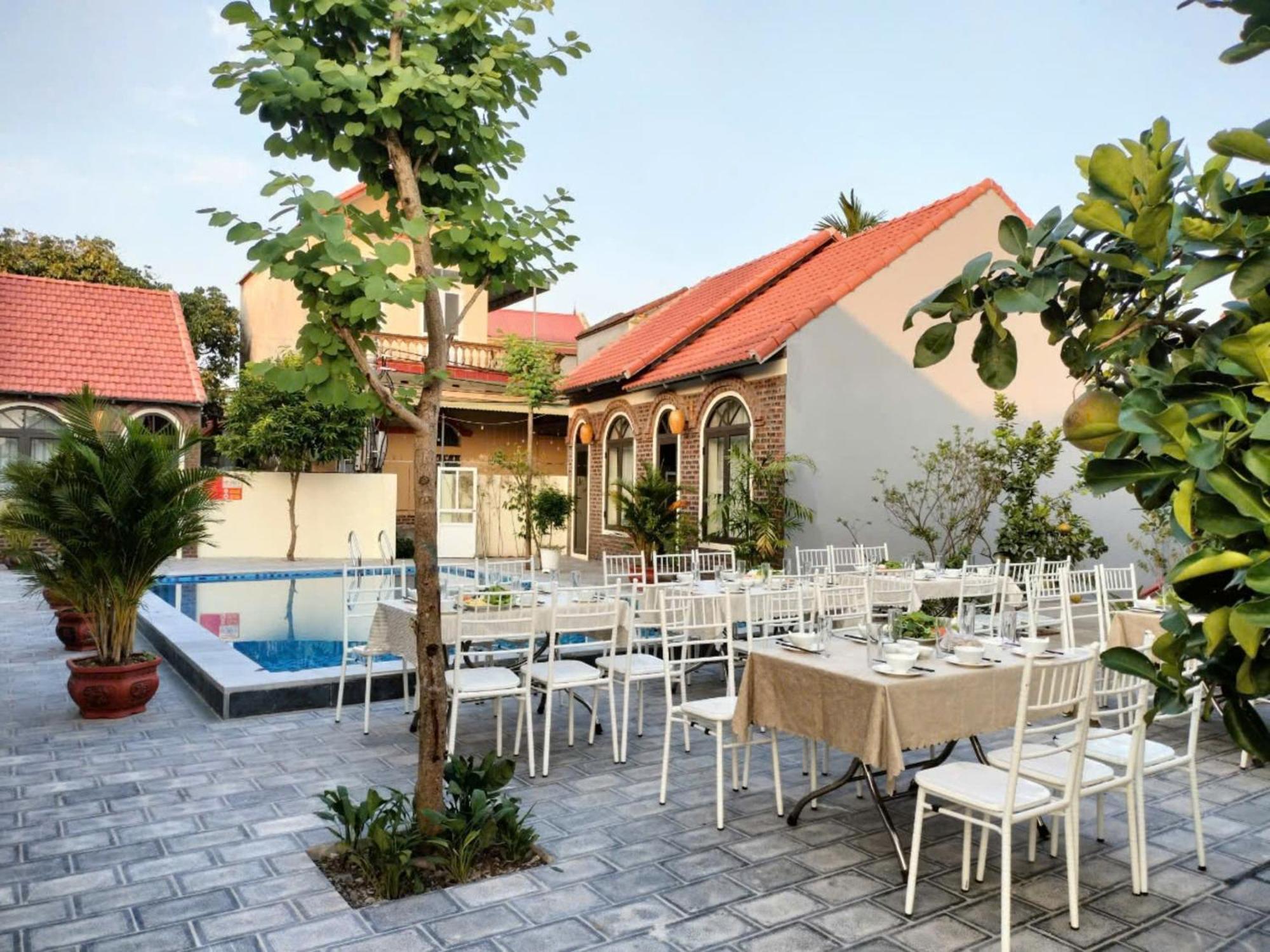 Ferienwohnung Tam Coc Pomelo Garden Ninh Binh Exterior foto