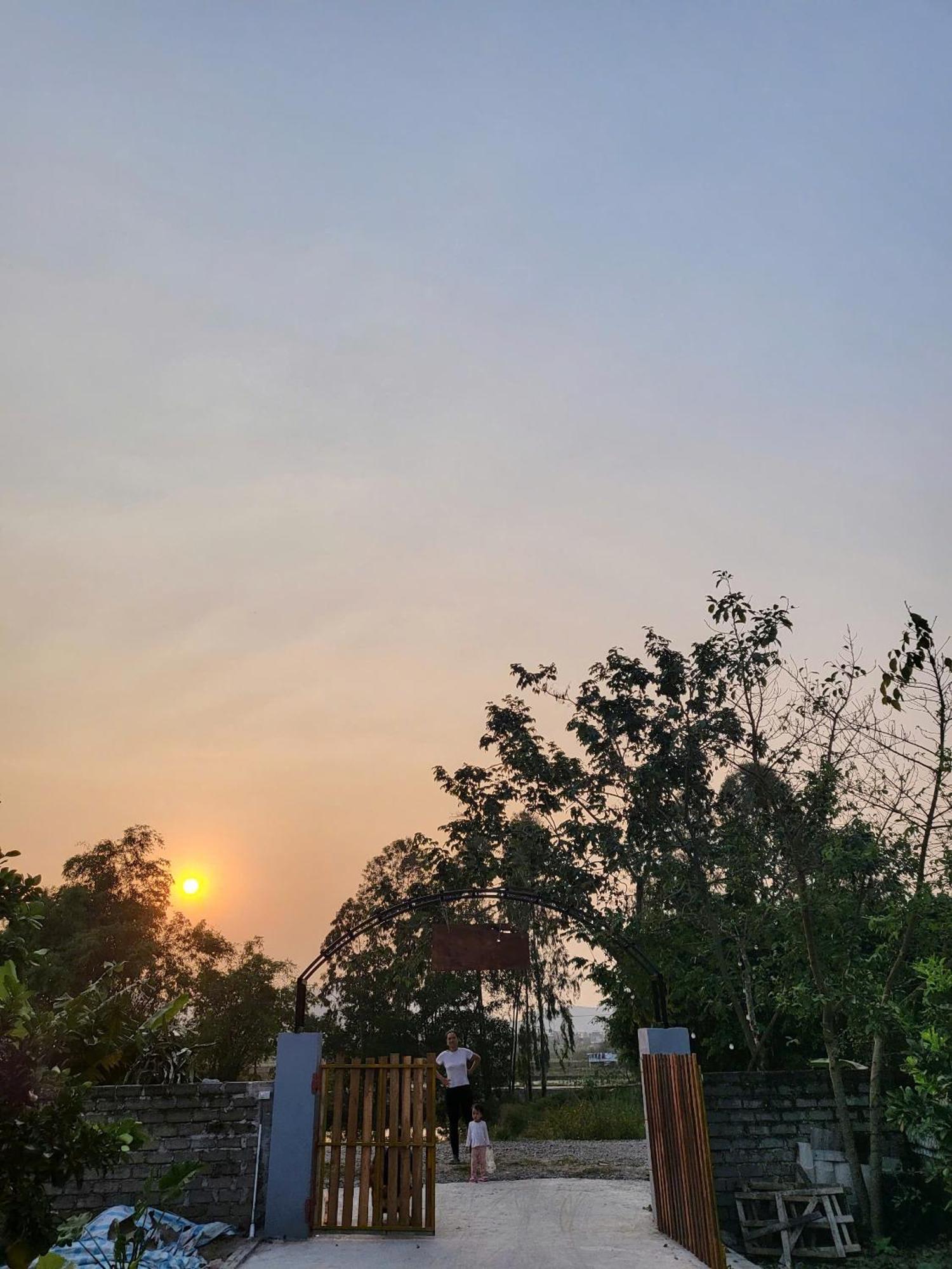 Ferienwohnung Tam Coc Pomelo Garden Ninh Binh Exterior foto